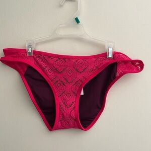 Medium George NWOT hot pink swim bikini bottoms
